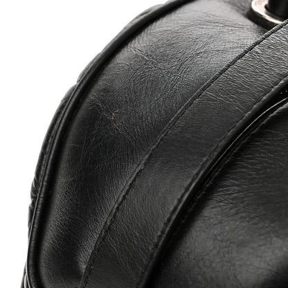 Chanel Aged Calfskin Small Bowling Bag Black 12 of 12