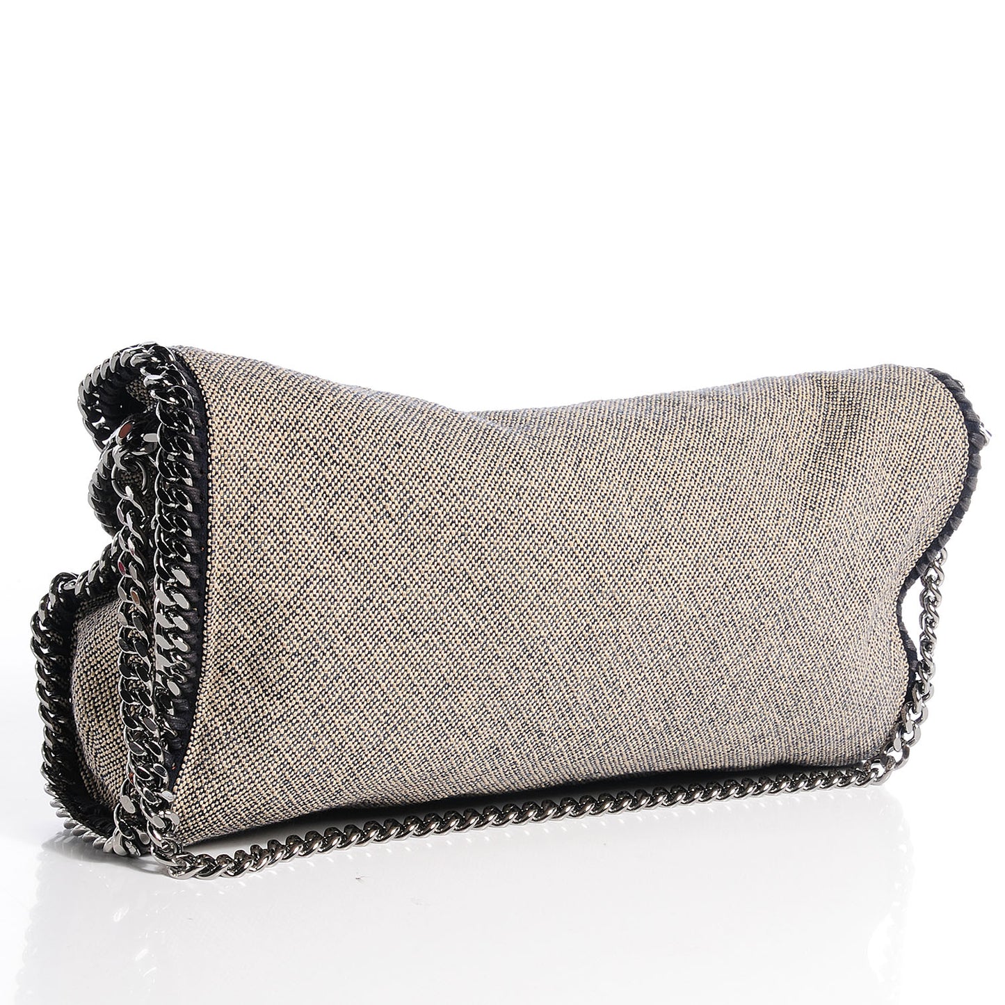 Denim Rockstud Mini Frame Bag Black