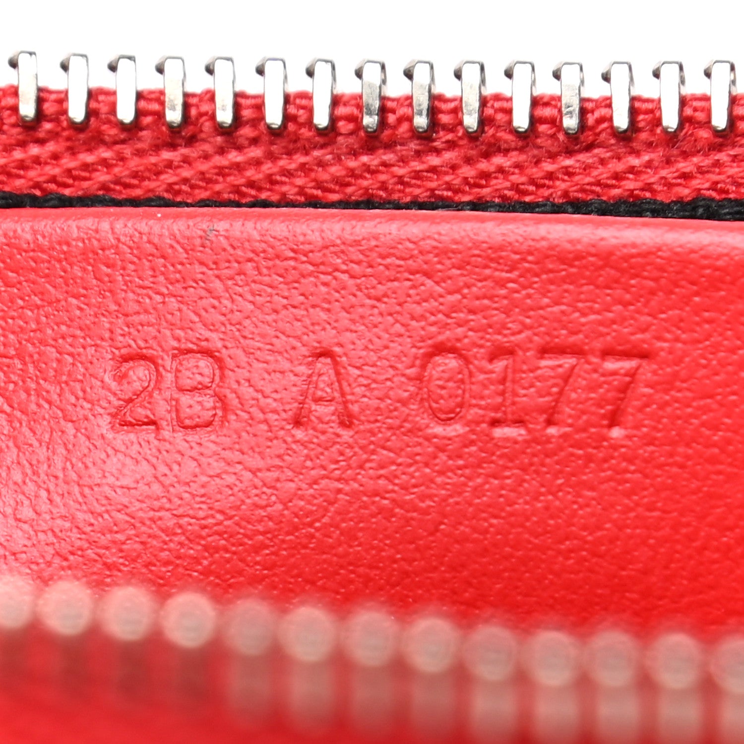 Givenchy Calfskin Logo Zip Pouch Red 7 of 7