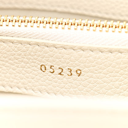 Celine Grained Calfskin Small 16 Top Handle Bag White 9 of 16