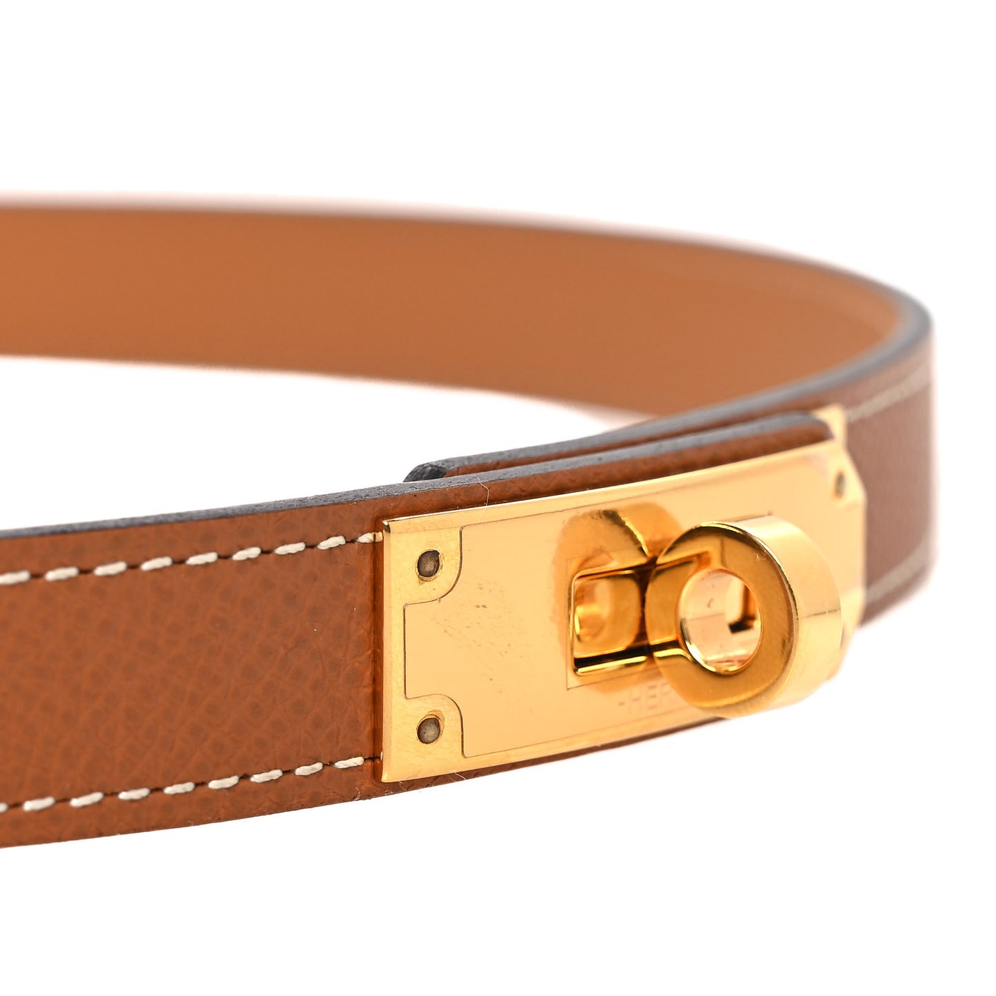 Epsom Kelly Belt Gold