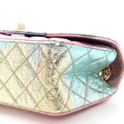 Chanel Metallic Goatskin Quilted Mini 2.55 Reissue Flap Multicolor 10 of 11