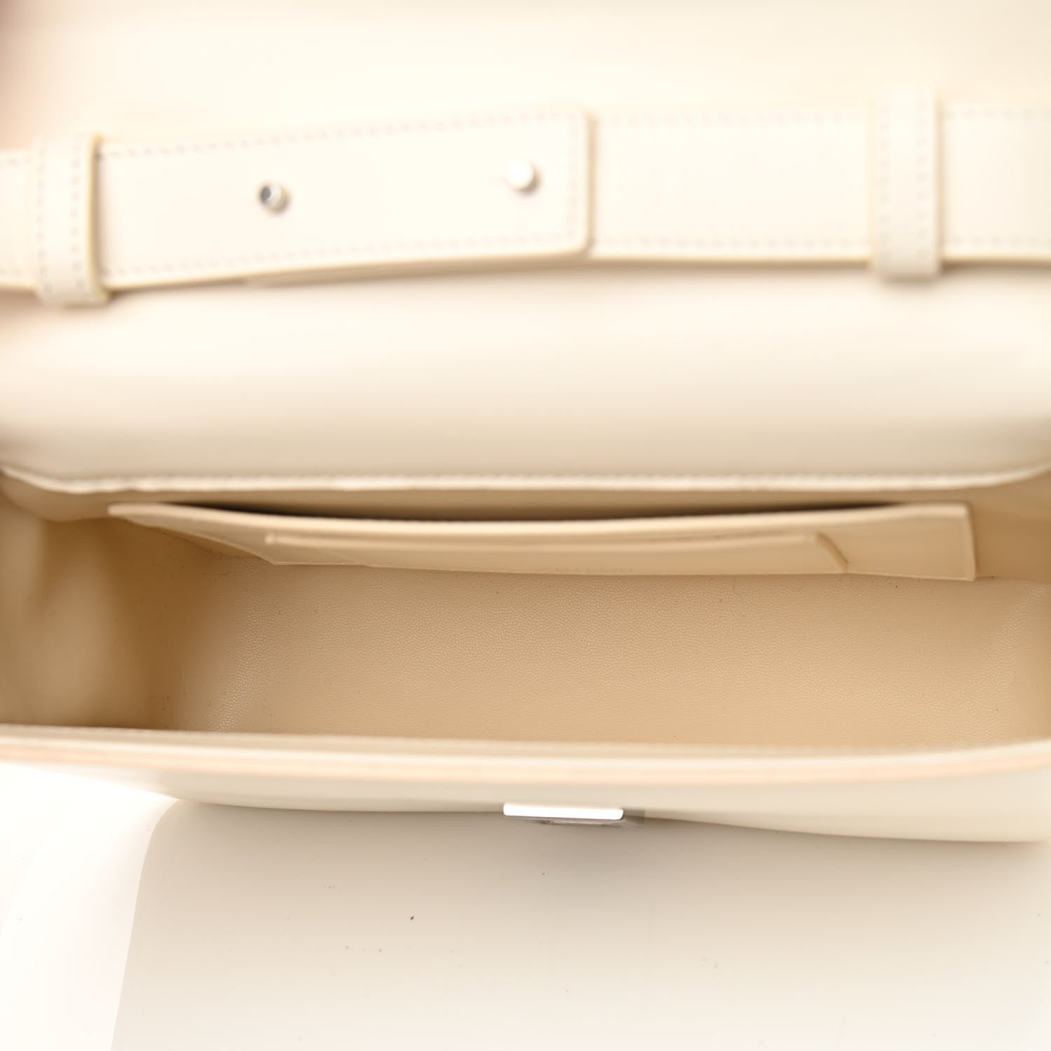 Givenchy Box Calfskin Medium 4G Shoulder Bag Ivory 5 of 9