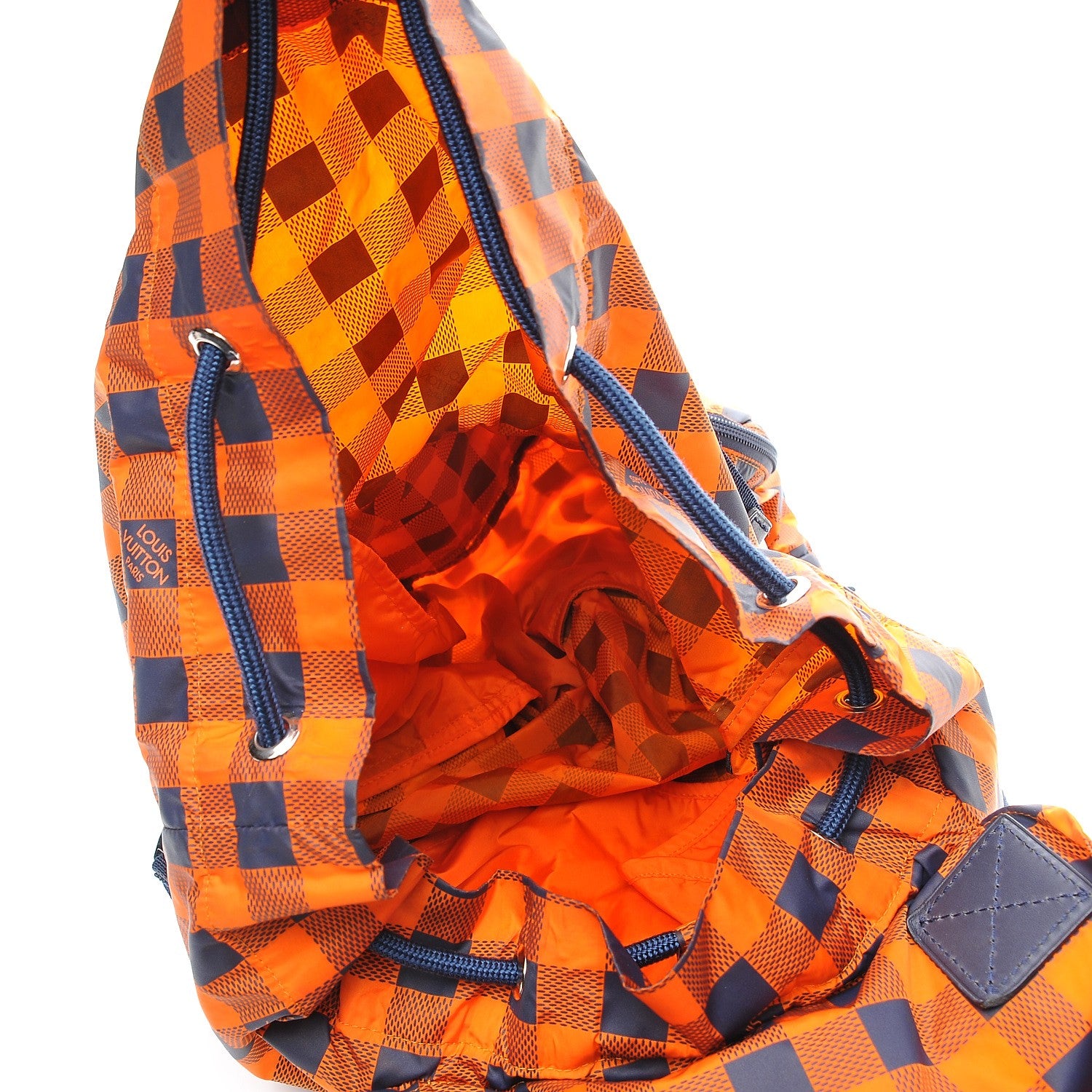Louis Vuitton Nylon Damier Masai Adventure Practical Backpack Orange 5 of 7