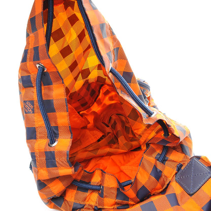 Louis Vuitton Nylon Damier Masai Adventure Practical Backpack Orange 5 of 7