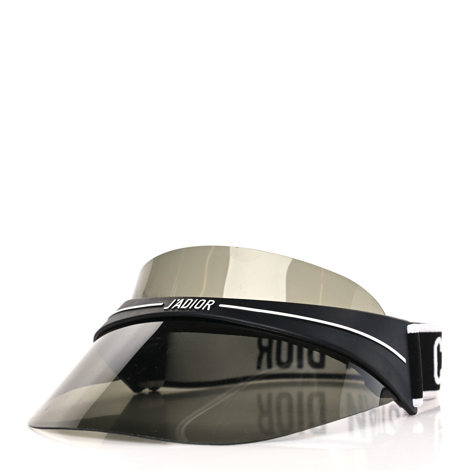 Christian Dior Mirrored DiorClub1 Sun Visor Black 1 of 7