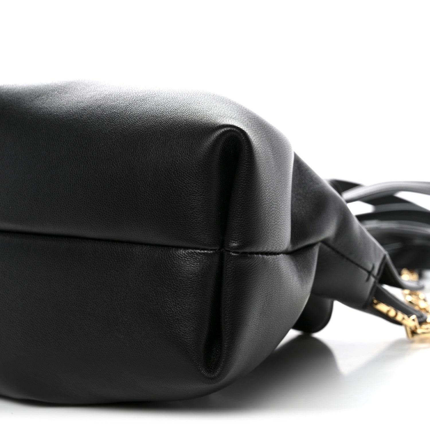 Salvatore Ferragamo Nappa Small Soft Bag Black 10 of 10