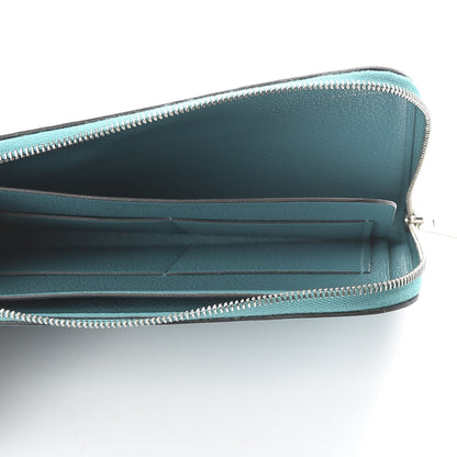 Hermes Epsom Remix Duo Wallet Bleu Atoll 7 of 11