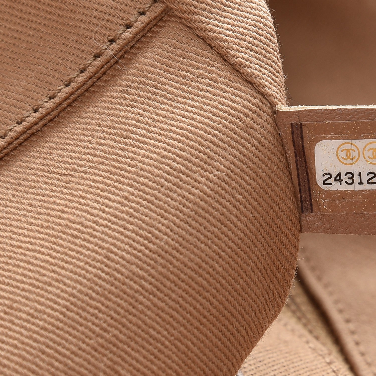Chanel Canvas Large Deauville Tote Ecru 7 of 10
