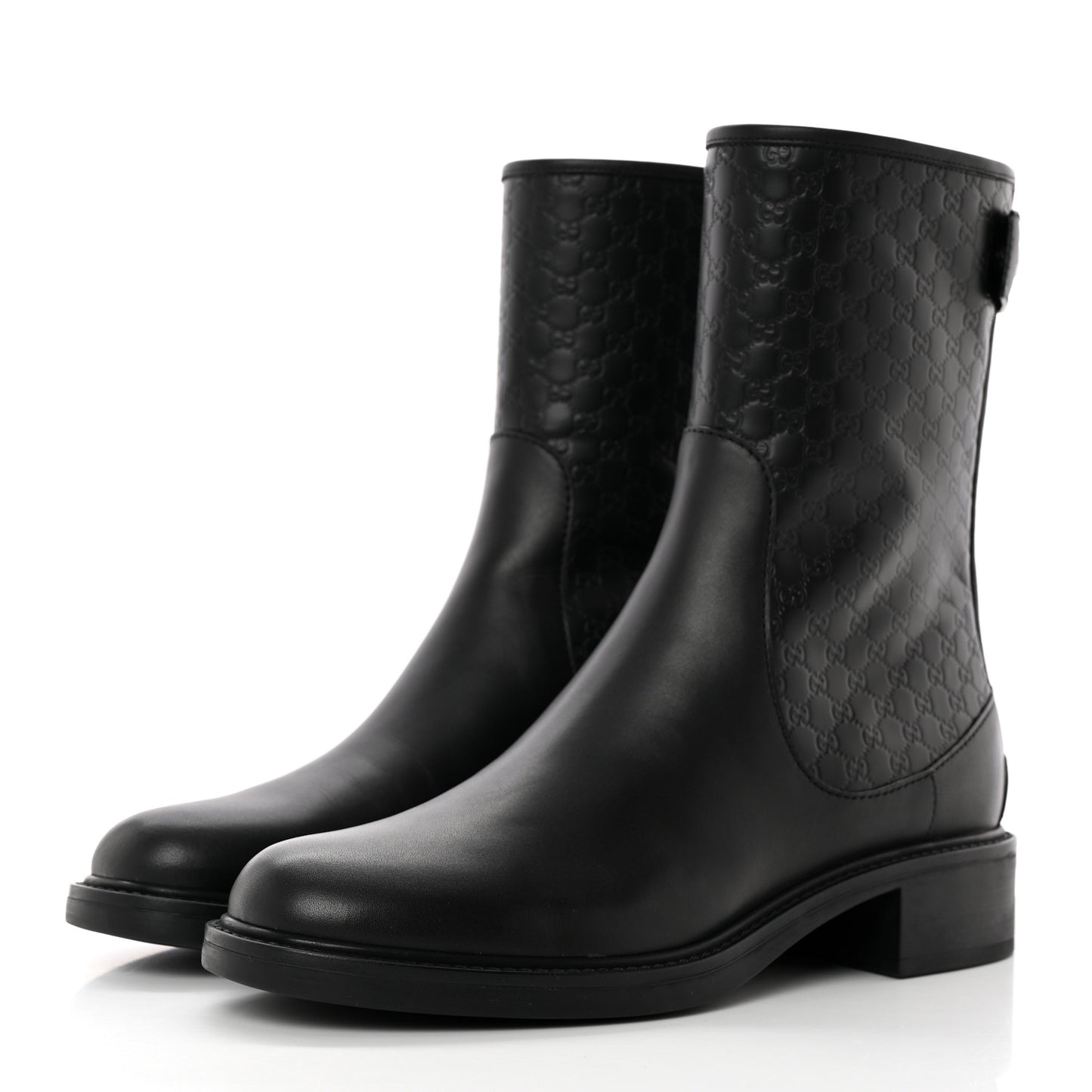 Soft Microguccissima Zip Boots 35.5 Black 37 Black