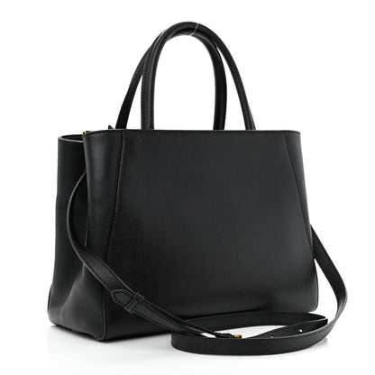 Fendi Vitello Elite Petite 2Jours Tote Black 2 of 10