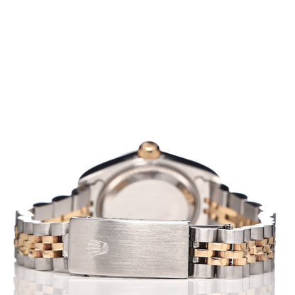 Rolex Stainless Steel 18K Yellow Gold 26mm Oyster Perpetual Datejust Watch Champagne Roman 69173 4 of 8