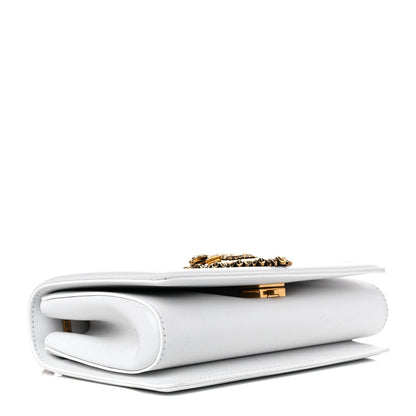 Dolce & Gabbana Calfskin Medium Devotion Crossbody Bag White 4 of 10