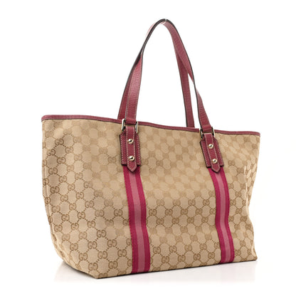 Gucci Monogram Large Jolicoeur Tote Pink 3 of 12