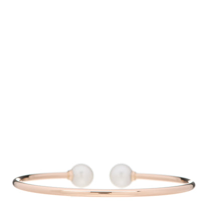Tiffany 18K Rose Gold Pearl 8mm HardWear Ball Wire Bracelet 2 of 3