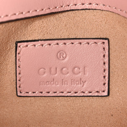 Gucci Calfskin Matelasse Monochrome GG Marmont Chain Belt Bag Perfect Pink 6 of 10