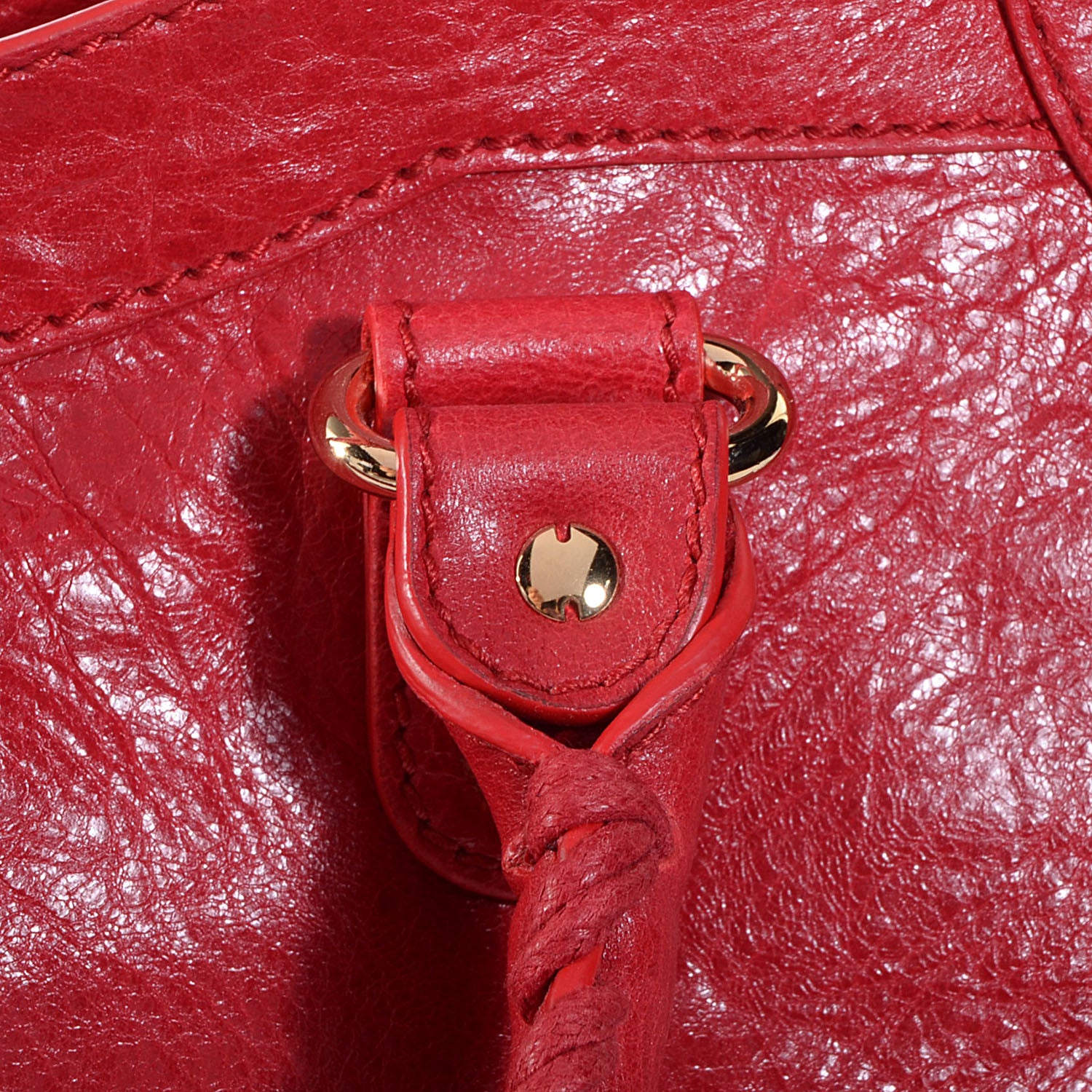 Balenciaga Agneau Giant 12 Gold Hardware City Rouge Cardinal 12 of 12
