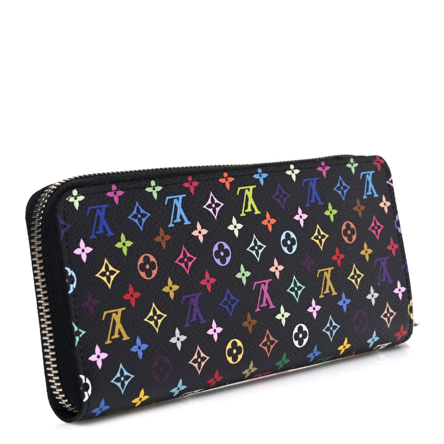 LV X TM Monogram Multicolor Clemence Wallet Black