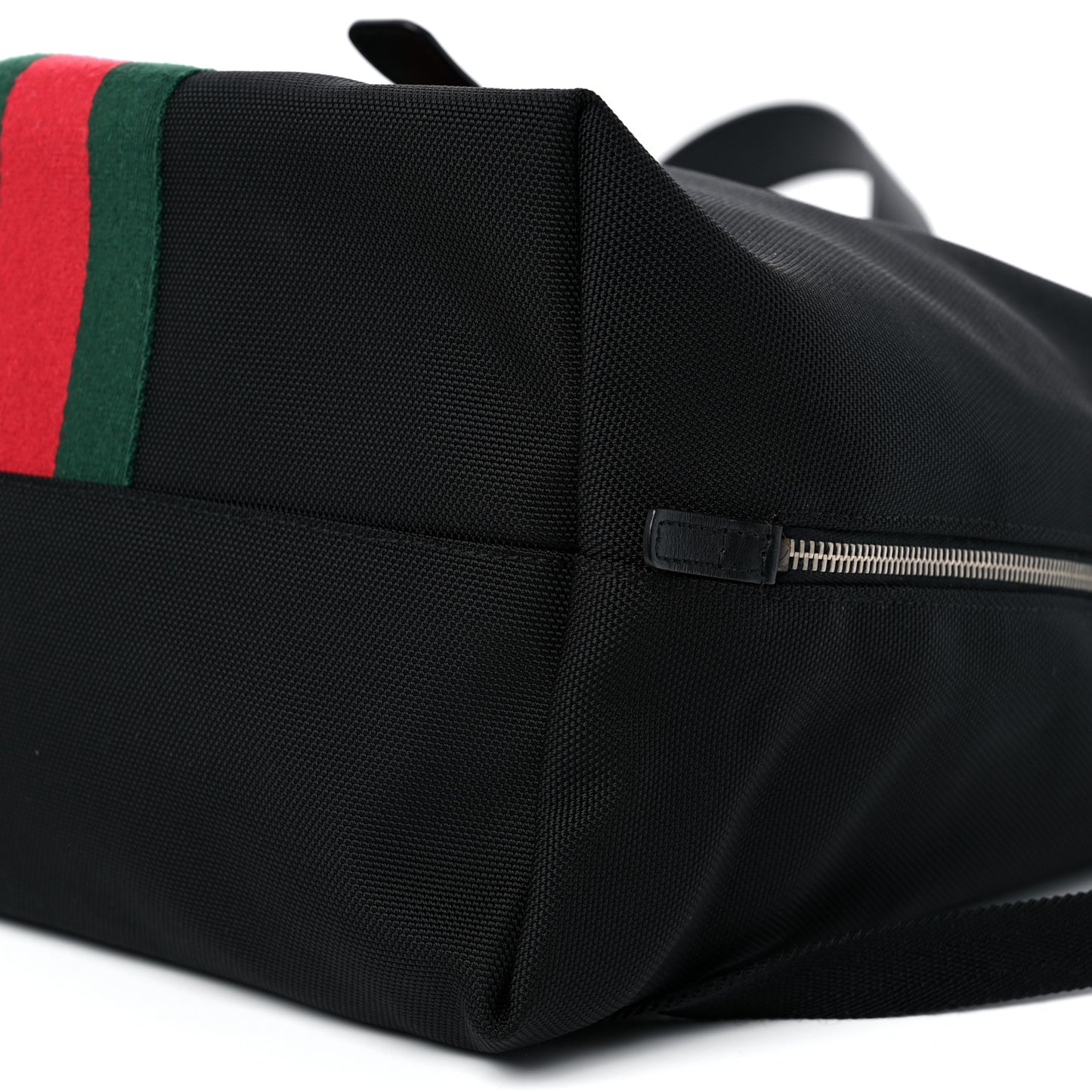 Techno Canvas Web Single Buckle Backpack Black