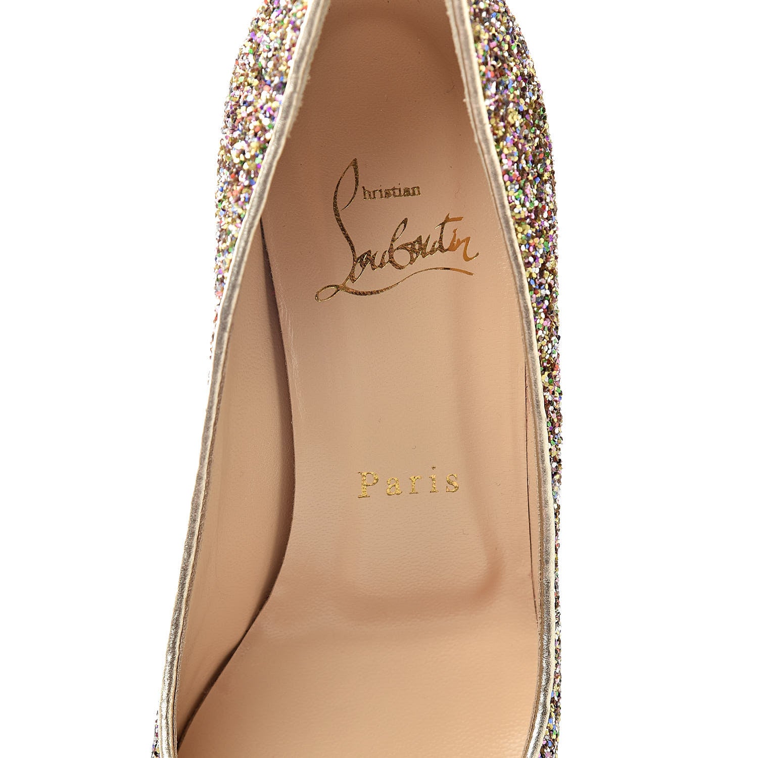 Christian Louboutin Glitter Nappa Croisette 45 Pumps 36.5 Multicolor 7 of 10