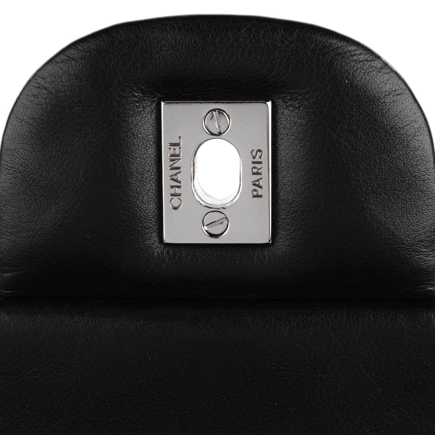 Chanel Patent Chevron Quilted Jumbo Single Flap Black 8 of 8