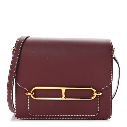 Hermes Veau Sombrero Sac Roulis 23 Rouge H 1 of 10