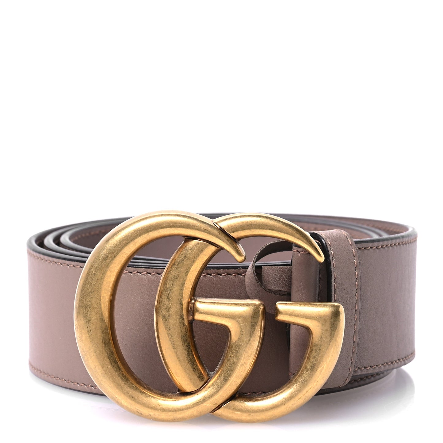 Calfskin Double G 40mm Belt 85 34 Porcelain Rose