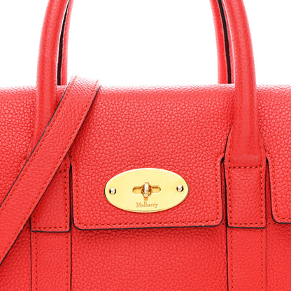 Mulberry Classic Grain Small Bayswater Satchel Scarlet Red 7 of 12