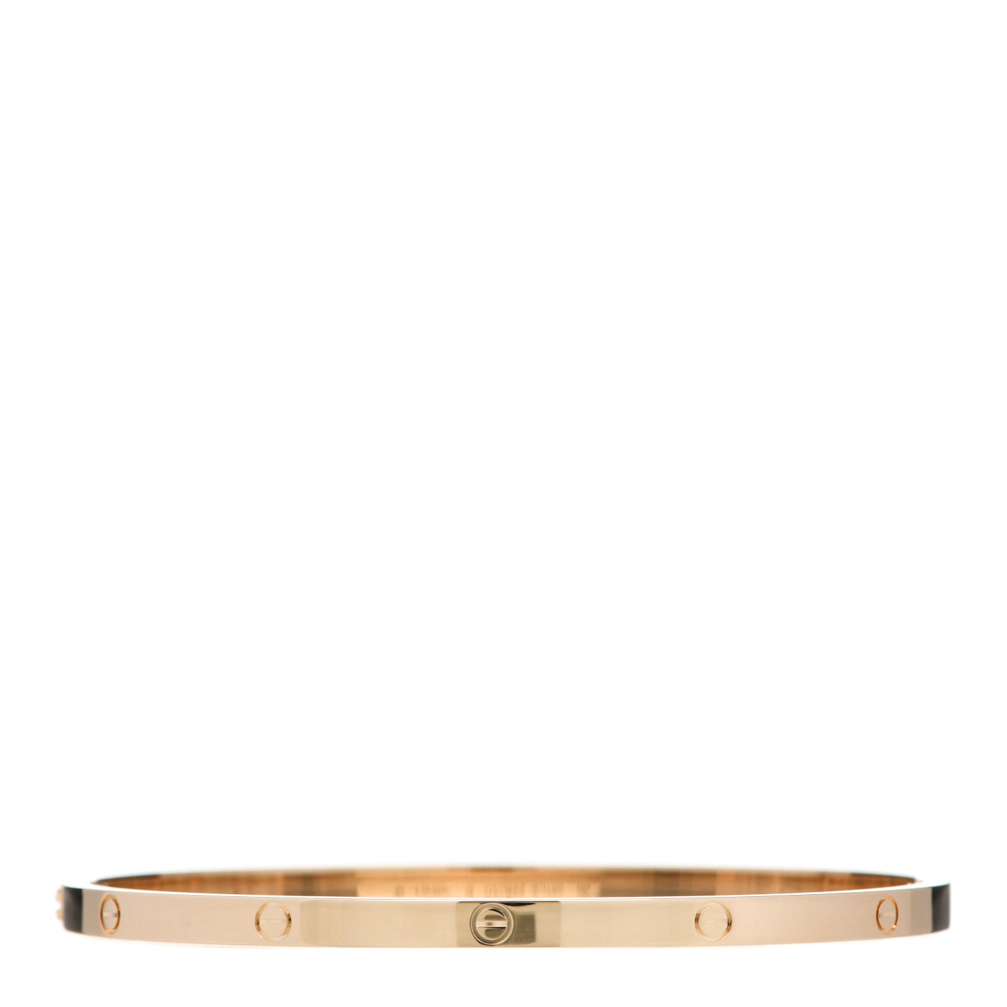 18K Yellow Gold Small LOVE Bracelet 19