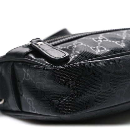 Gucci Imprime Monogram Small Shoulder Bag Black 8 of 9