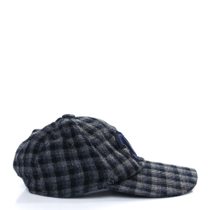 Chanel Cashmere CC Cap Hat M Black Navy 4 of 7