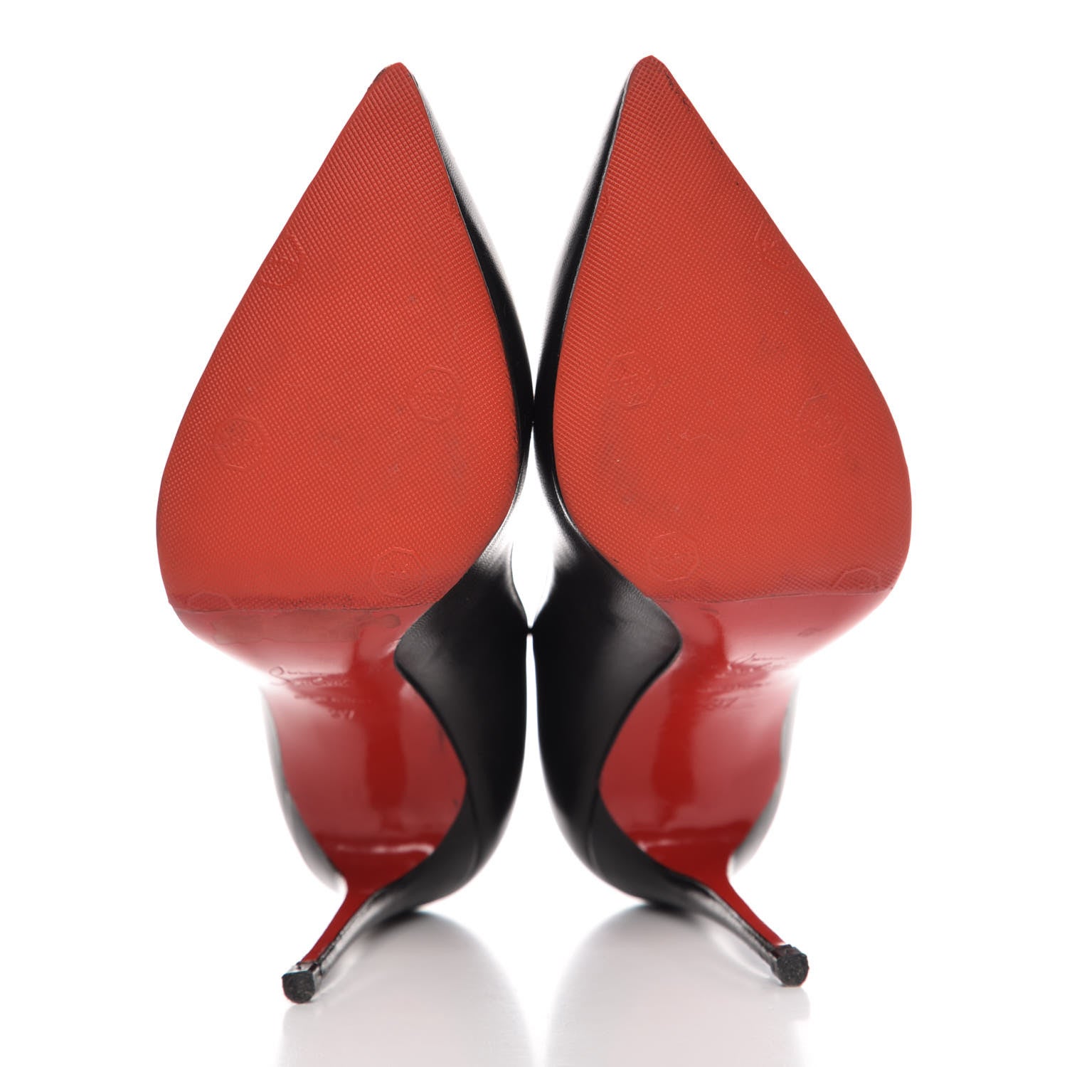 Christian Louboutin Shiny Nappa Pigalle Follies 100 Pumps 37 Black 7 of 17