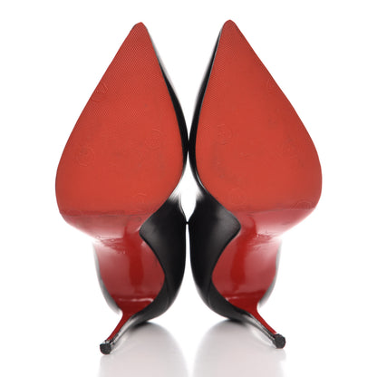 Christian Louboutin Shiny Nappa Pigalle Follies 100 Pumps 37 Black 7 of 17