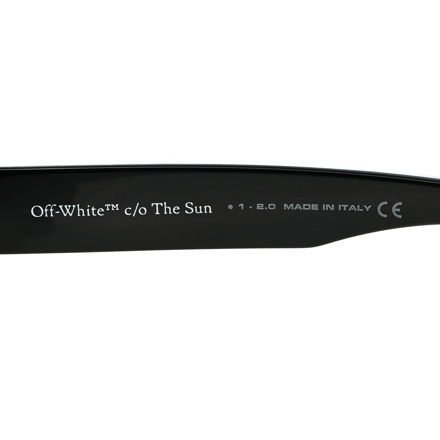 Acetate Arthur Square Sunglasses OW40004U Black