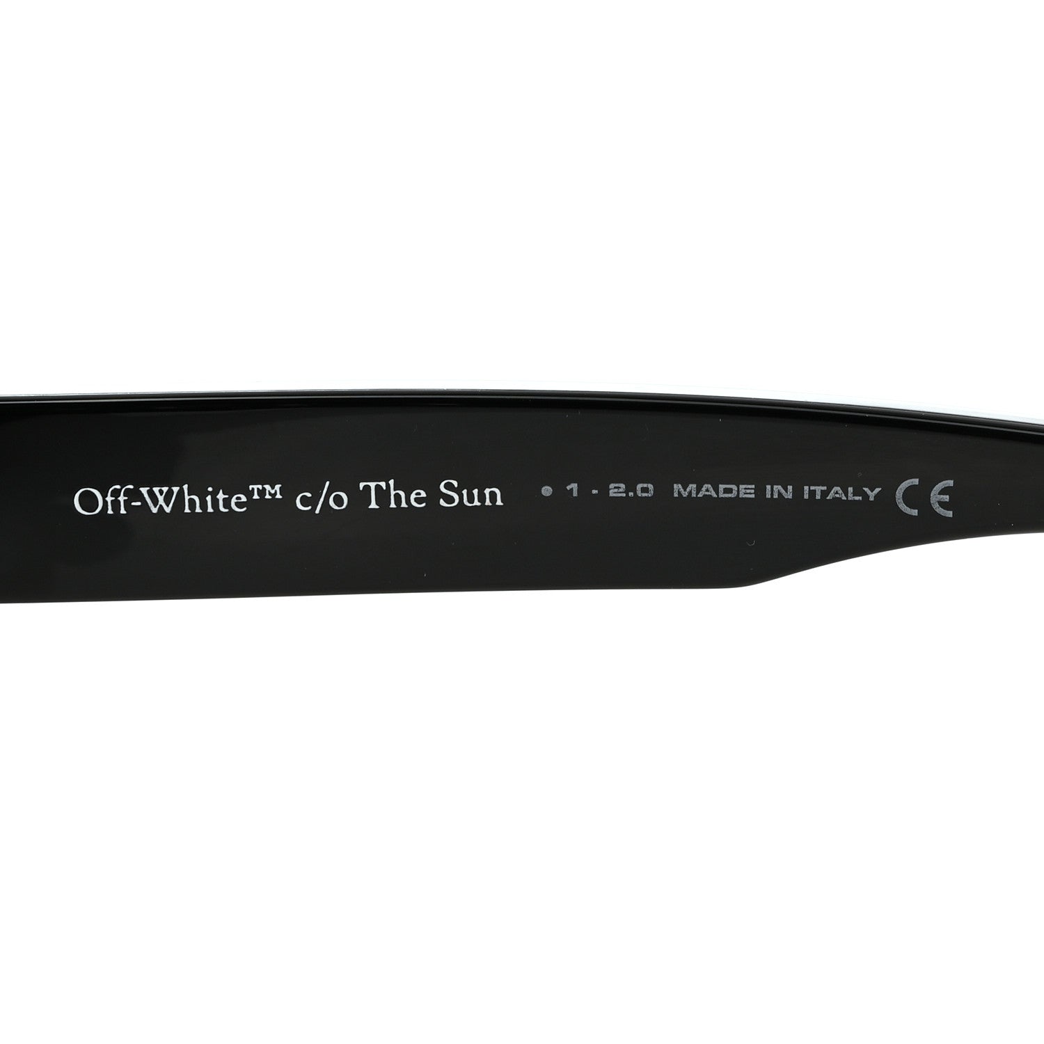 Off-White Acetate Arthur Square Sunglasses OW40004U Black 6 of 8