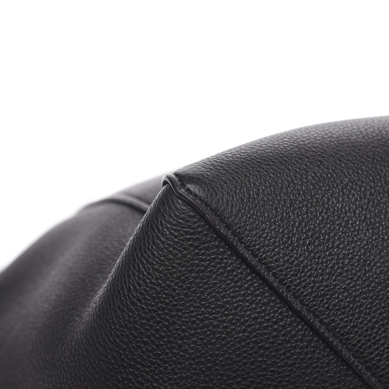 Celine Soft Grained Calfskin Small Belt Cabas Phantom Black 9 of 12