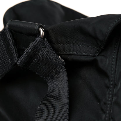 Prada Nylon Vela Medium Cinch Backpack Black 11 of 15