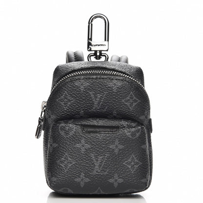 Louis Vuitton Monogram Eclipse Backpack Bag Charm 1 of 9