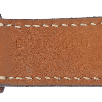 Hermes Barenia 38mm Apple Watch Single Tour Band Fauve 3 of 4