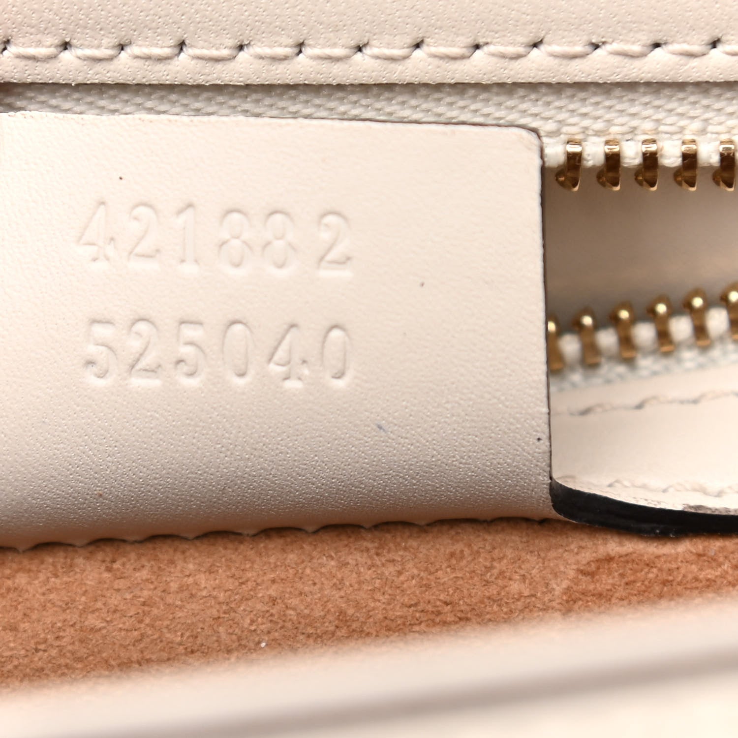 Gucci Calfskin Small Sylvie Shoulder Bag Off White 7 of 12