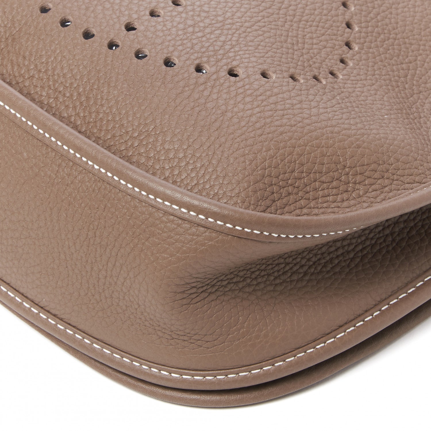 Hermes Taurillon Clemence Evelyne III PM Etoupe 4 of 8