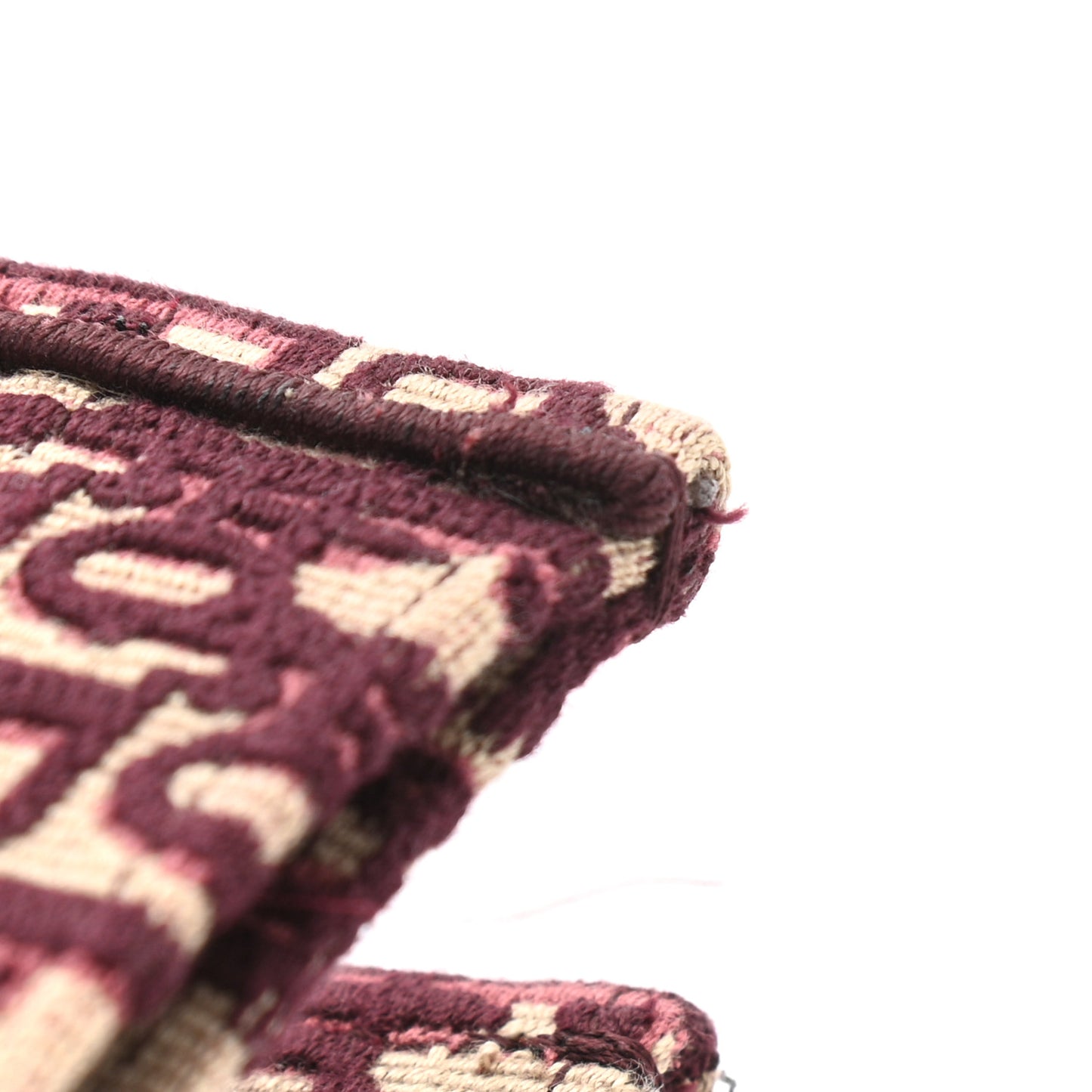 Oblique Large Book Tote Burgundy Multicolor