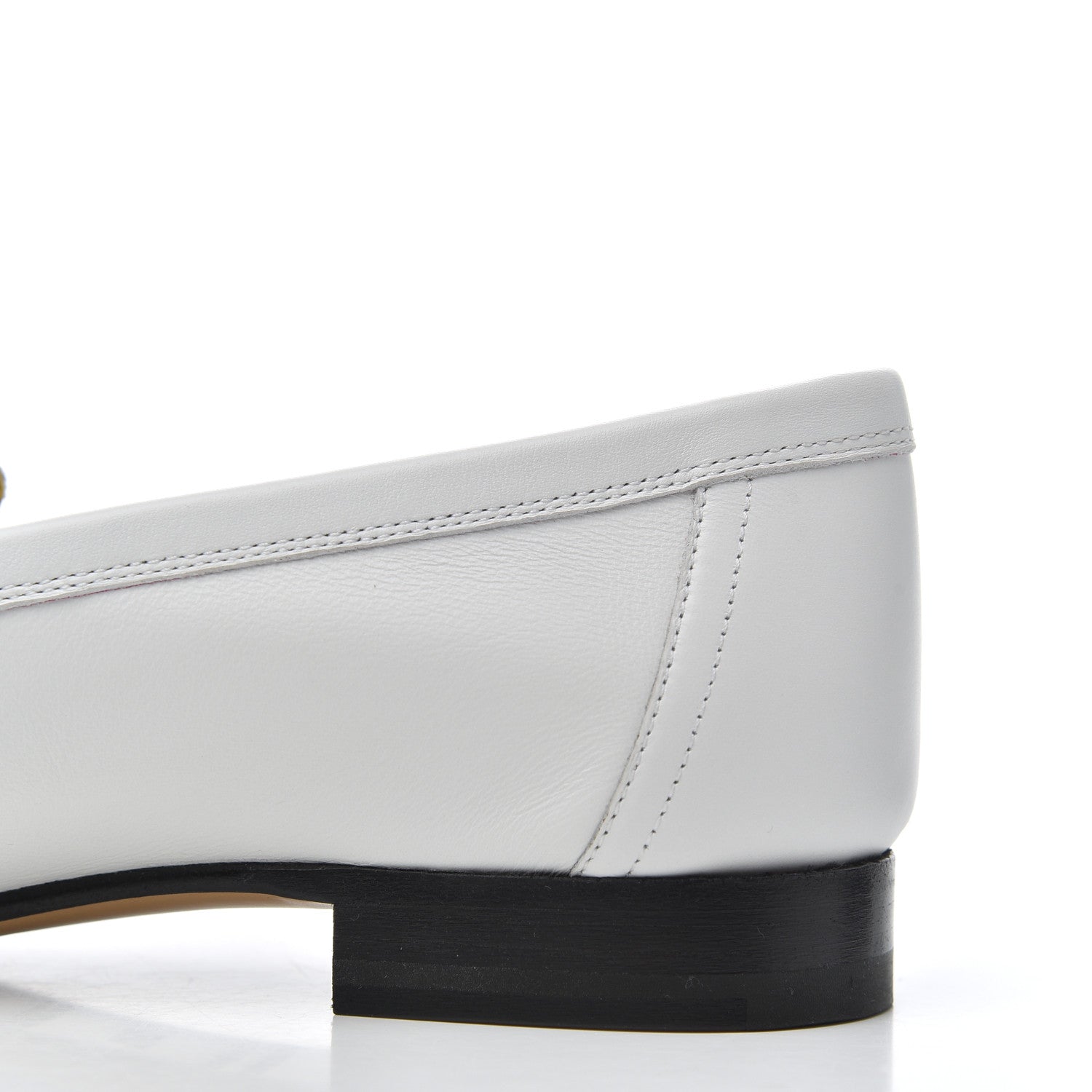 Hermes Calfskin Womens Royal Loafers 36.5 White 12 of 14