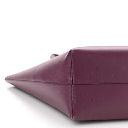 Tom Ford Grained Calfskin Small T Tote Bordeaux 9 of 14