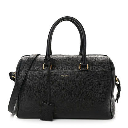 Saint Laurent Grained Calfskin Classic Duffle 6 Black 1 of 11