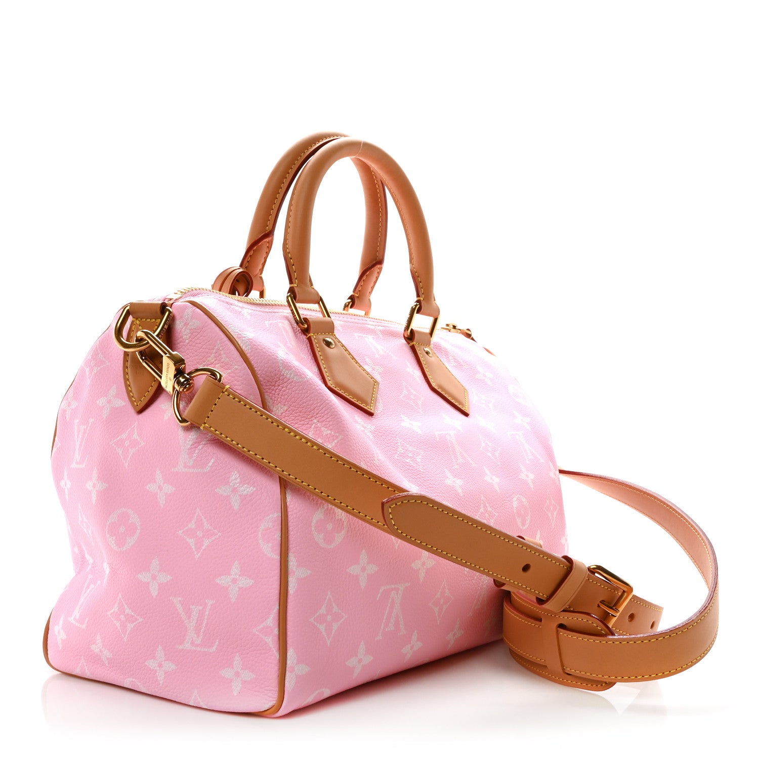 Louis Vuitton Calfskin Monogram Speedy P9 Bandouliere 30 Candy 4 of 11