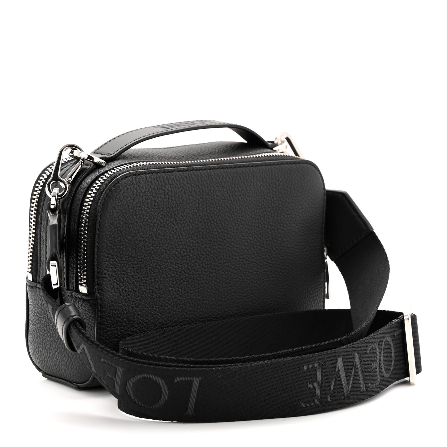 Soft Calfskin Mini Camera Bag Black