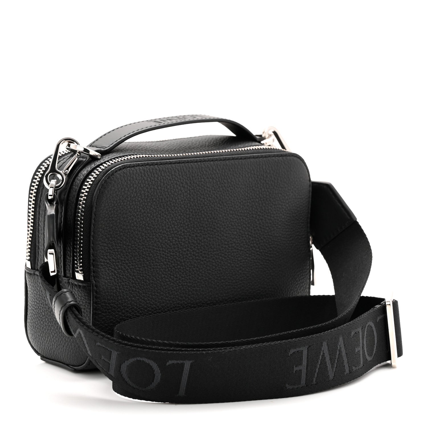 Loewe Soft Calfskin Mini Camera Bag Black 3 of 11
