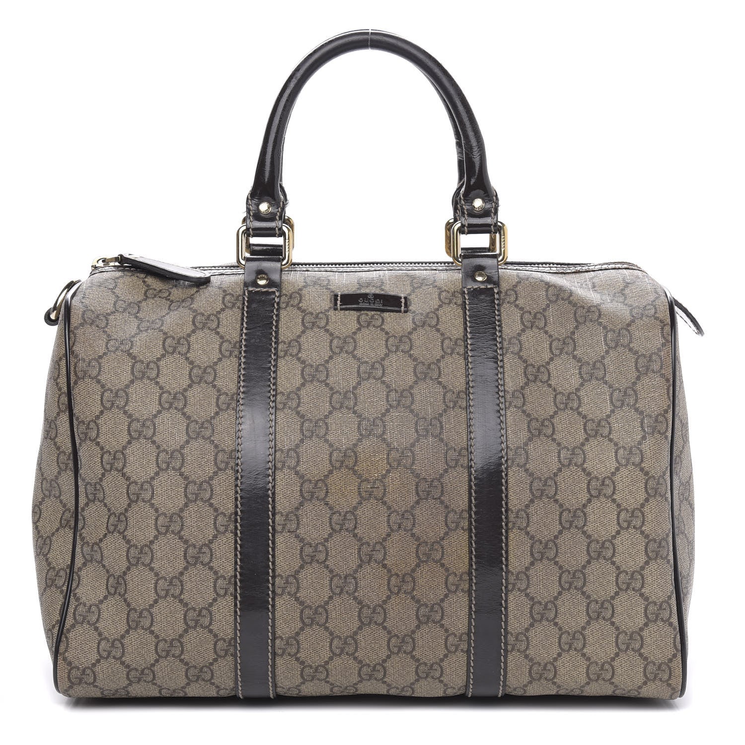 Gucci GG Plus Monogram Medium Joy Boston Dark Brown 1 of 15