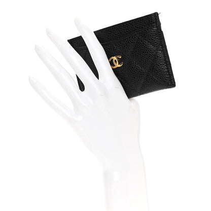 Chanel Caviar Quilted Card Holder Black 3 of 19